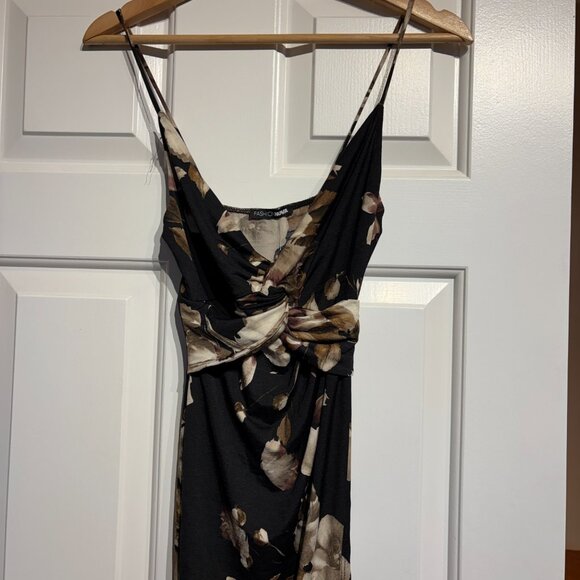 NWT - Fashion Nova Floral Midi Dress (XS) - Picture 3 of 9
